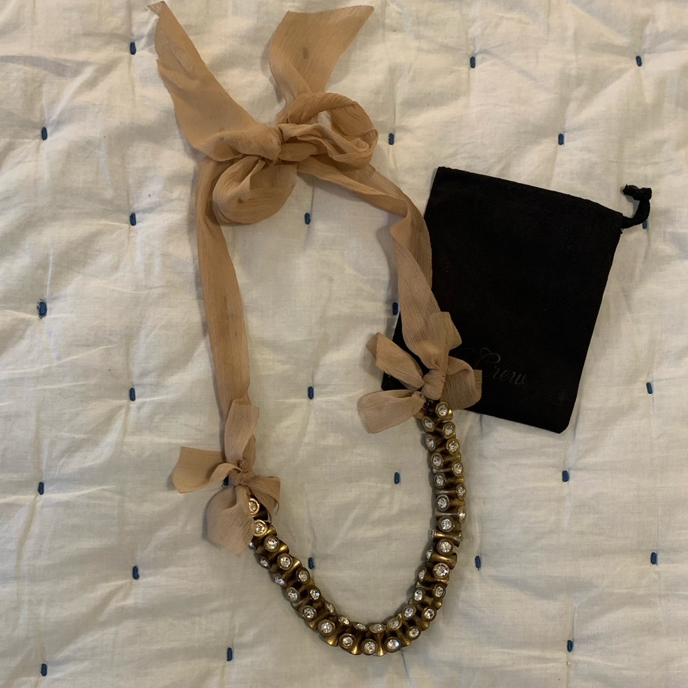 J. Crew Ribbon Necklace